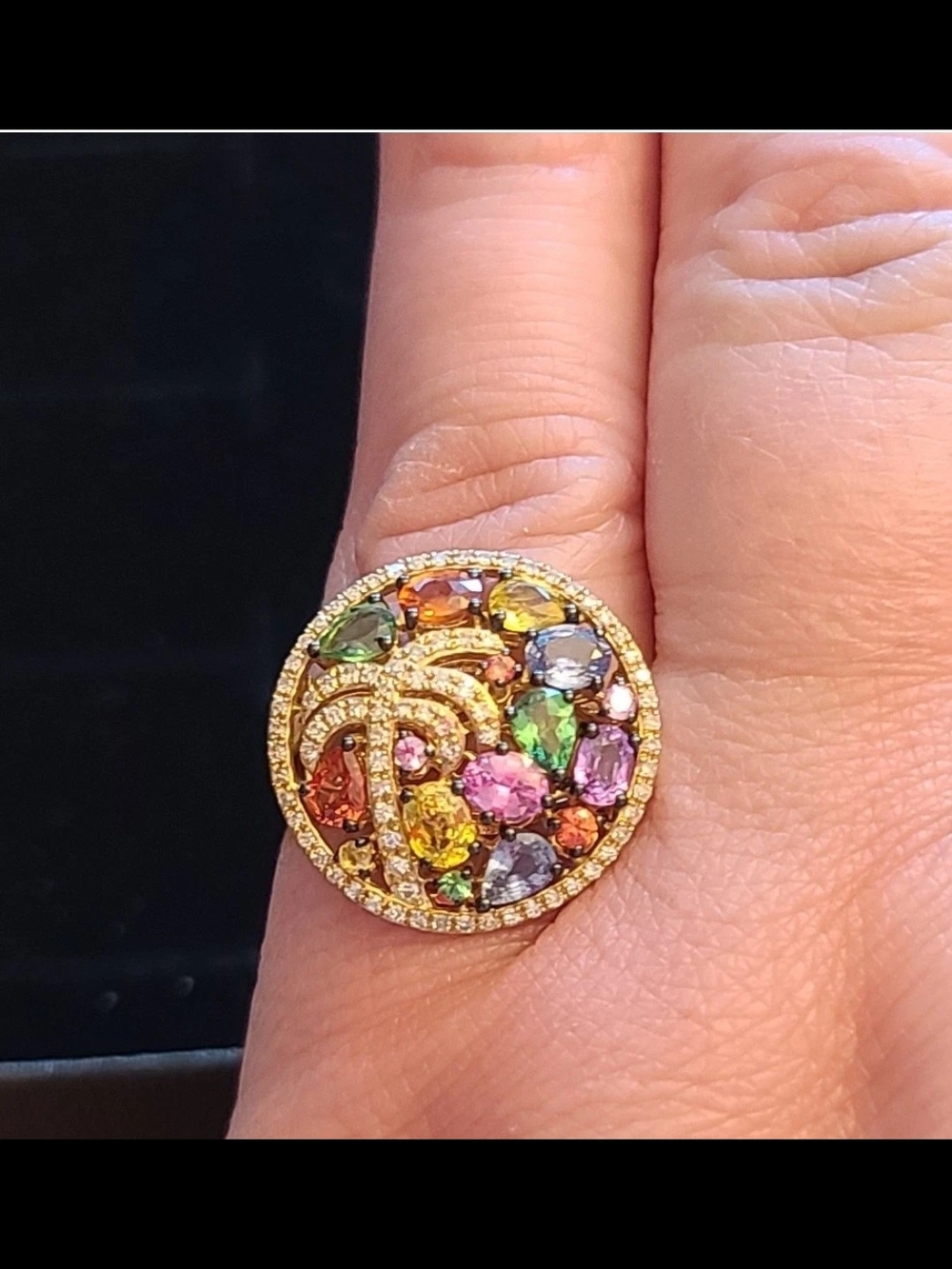 EFFY *Rare Find* Brand New 14K Gold Multi-Stone Ring Size 7